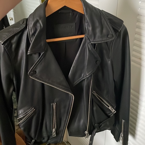 ALLSAINTS BALFERN LEATHER JACKET - Picture 2 of 2